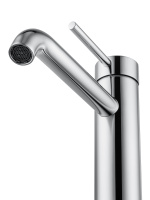 Смеситель для раковины высокий WONZON & WOGHAND STICK, Хром (WW-88239017-CR) - Gidratop.ru изображение