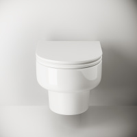 Подвесной унитаз Brick Rimless - Gidratop.ru изображение