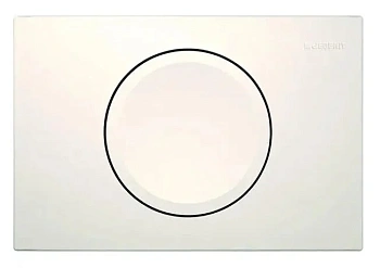 Смывная клавиша Geberit Delta15, смыв/стоп: альпийский белый, 115.109.11.1