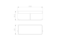 Двойной держатель для туалетной бумаги с полкой WONZON & WOGHAND LOTTE, Хром (WW-8356A) - Gidratop.ru изображение