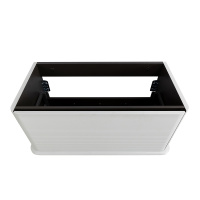 IDRA Тумба подвесная под раковину с выдвижным ящиком, 55804 Bianco opaco, 98x50x42 - Gidratop.ru изображение