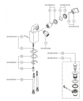 Смеситель Keuco Edition 300 53009 010001 для биде - Gidratop.ru изображение