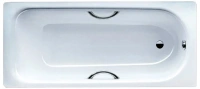 Стальная ванна Kaldewei Saniform Plus Star мод. 337, 180 х 80 х 43 см, с отверстиями для ручек, anti-slip, 1337.3000.0001 - Gidratop.ru изображение