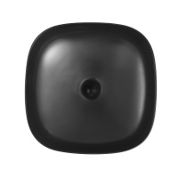 Раковина накладная ABBER Rechteck AC2217MB черная матовая - Gidratop.ru изображение