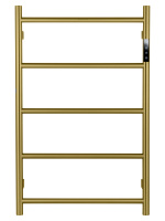 Полотенцесушитель электрический WONZON & WOGHAND BONN, Брашированное золото (WW-AL405-BG) - Gidratop.ru изображение