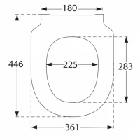 Крышка-сиденье Villeroy&Boch Subway 3.0, с функцией SoftClose и QuickRelease, альпийский белый, 8M42S101 - Gidratop.ru изображение