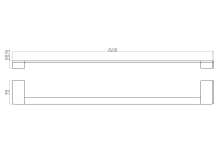 Вешалка для полотенец WONZON & WOGHAND ECLIPSE, Черный (WW-9112-BL) - Gidratop.ru изображение