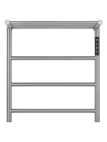 Полотенцесушитель электрический с полкой WONZON & WOGHAND BONN, Брашированный никель (WW-AL402-BR) - Gidratop.ru изображение