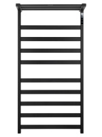 Полотенцесушитель электрический WONZON & WOGHAND FRANKFURT, Черный матовый (WW-1029-MB) - Gidratop.ru изображение