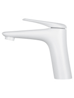 Смеситель для раковины WONZON & WOGHAND Elbe, Белый матовый (WW-A41222-MW) - Gidratop.ru изображение