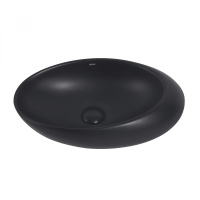 Раковина накладная ABBER Bequem AC2107MB черная матовая - Gidratop.ru изображение