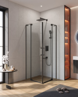 Душевой уголок CEZARES SLIDER-A-2-70/80-C-NERO - Gidratop.ru изображение