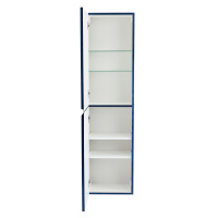 DUET Шкаф подвесной с двумя распашными дверцами с доводчиками, с двумя полками, универсальный, Sapfiro, 400x300x1500, DUET-1500-2A-SC-SPF-P - Gidratop.ru изображение