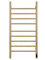 Полотенцесушитель электрический WONZON & WOGHAND BONN, Брашированное золото (WW-AL409-BG) - Gidratop.ru изображение