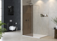 душевая перегородка CEZARES LIBERTA-L-1-100-BR-Cr - Gidratop.ru изображение