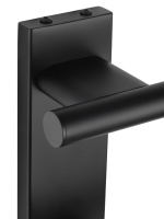 Полотенцесушитель электрический WONZON & WOGHAND NÜRNBERG, Черный матовый (WW-AL344-MB) - Gidratop.ru изображение