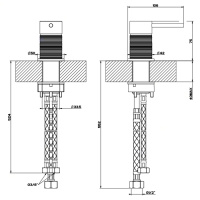 GESSI 316 рычаг удаленного управления, цвет: steel brushed - Gidratop.ru изображение