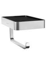 Держатель для туалетной бумаги с полкой WONZON & WOGHAND LOTTE, Хром (WW-8336) - Gidratop.ru изображение