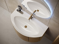 Зеркало со встроенной LED подсветкой 45053, Диаметр 80 см - Gidratop.ru изображение