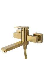 Смеситель для ванны с душем WONZON & WOGHAND FRAME, Брашированное золото (WW-88639010- BG) - Gidratop.ru изображение