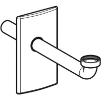 Сифон внутристенный для раковины Geberit Gis, альпийский белый, 115.416.11.1 - Gidratop.ru изображение