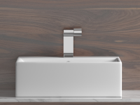 Умывальник чаша накладная прямоугольная Element 500x410x160мм - Gidratop.ru изображение