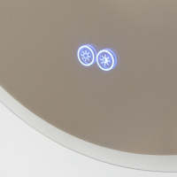 ELLISSE Зеркало с контурной разноцветной подсветкой RGB и сенсорным выключателем, CZR-SPC-ELS-500-950-RGB-TCH, 12V, 220-240V, 500x950 - Gidratop.ru изображение