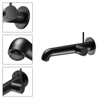 Смеситель Keuco Ixmo Soft 59516371201 для раковины, цвет черный матовый - Gidratop.ru изображение