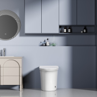 Унитаз ABBER Bequem AC1125P напольный белый с импульсным смывом - Gidratop.ru изображение