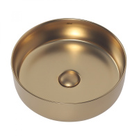 Раковина накладная ABBER Bequem AC2108MMG золото матовое - Gidratop.ru изображение