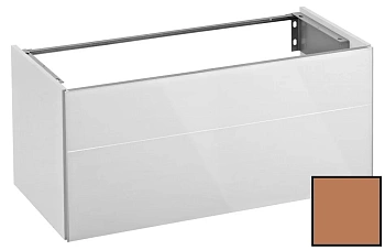 Тумба под раковину Keuco Royal Reflex 100 см подвесная, трюфель, 34070140000