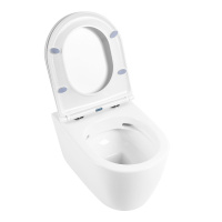 Унитаз подвесной безободковый BelBagno MARINO BB105CHR/BB870SC - Gidratop.ru изображение