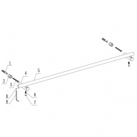 Полотенцедержатель ABBER Osten 316 AA1857BG золото брашированное - Gidratop.ru изображение