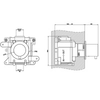 GESSI 316 запорный вентиль на 1 источник, резьба 3/4 (внешняя часть), цвет: steel brushed - Gidratop.ru изображение