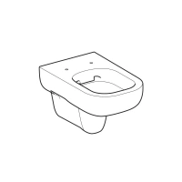 Подвесной унитаз Geberit Smyle 500.210.01.1, безободковый, белый - Gidratop.ru изображение