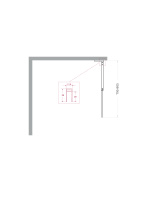 Душевая перегородка BelBagno UNO-L-1-TB-80-C-Cr - Gidratop.ru изображение