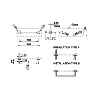 Gessi Anello полотенцедержатель 30 см  для крепления на стело., цвет: хром - Gidratop.ru изображение