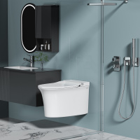 Унитаз ABBER Bequem AC1124P подвесной белый с импульсным смывом - Gidratop.ru изображение