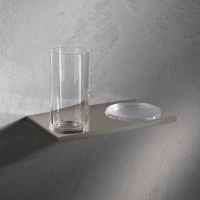 Держатель Keuco Edition 400 11556059000, со стаканом и мыльницей, цвет никель шлифованный - Gidratop.ru изображение