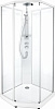 Душевая кабина IDO Showerama 10-5 Comfort 100x100 профиль белый, стекло прозрачное 131.404.207.313 - Gidratop.ru изображение