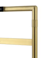 Полотенцесушитель электрический WONZON & WOGHAND KÖLN, Брашированное золото (WW-A6016-BG) - Gidratop.ru изображение