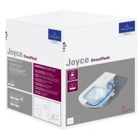 Подвесной безободковый унитаз Villeroy&Boch Joyce 5607 R201 с крышкой-сиденьем soft close - Gidratop.ru изображение