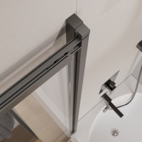 Душевая шторка на ванну CEZARES SLIDER-VF-11-90/150-C-GM - Gidratop.ru изображение