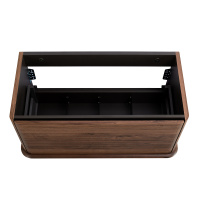 IDRA Тумба подвесная под раковину с выдвижным ящиком, 55808 Noce, 98x50x42 - Gidratop.ru изображение