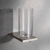 Стакан для щеток Keuco Edition 400 11550059000, держатель никель шлифованный - Gidratop.ru изображение