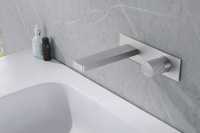 Смеситель ABBER Rund AF8712SP для раковины скрытого монтажа, сатин - Gidratop.ru изображение