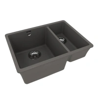 Кухонная мойка Lemark Sinara 9910083 550.2-U, 55 см, цвет серый шелк - Gidratop.ru изображение