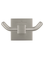 Двойной крючок для ванной WONZON & WOGHAND POLO, Брашированный никель (WW-8925-BN) - Gidratop.ru изображение