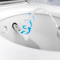 Электронный унитаз Geberit AquaClean Mera Classic 146.204 подвесной и крышка-биде, цвет глянцевый хром - Gidratop.ru изображение