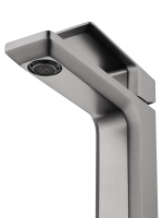 Смеситель для раковины WONZON & WOGHAND DIAMOND, Темный графит (WW-88139011-BGM) - Gidratop.ru изображение